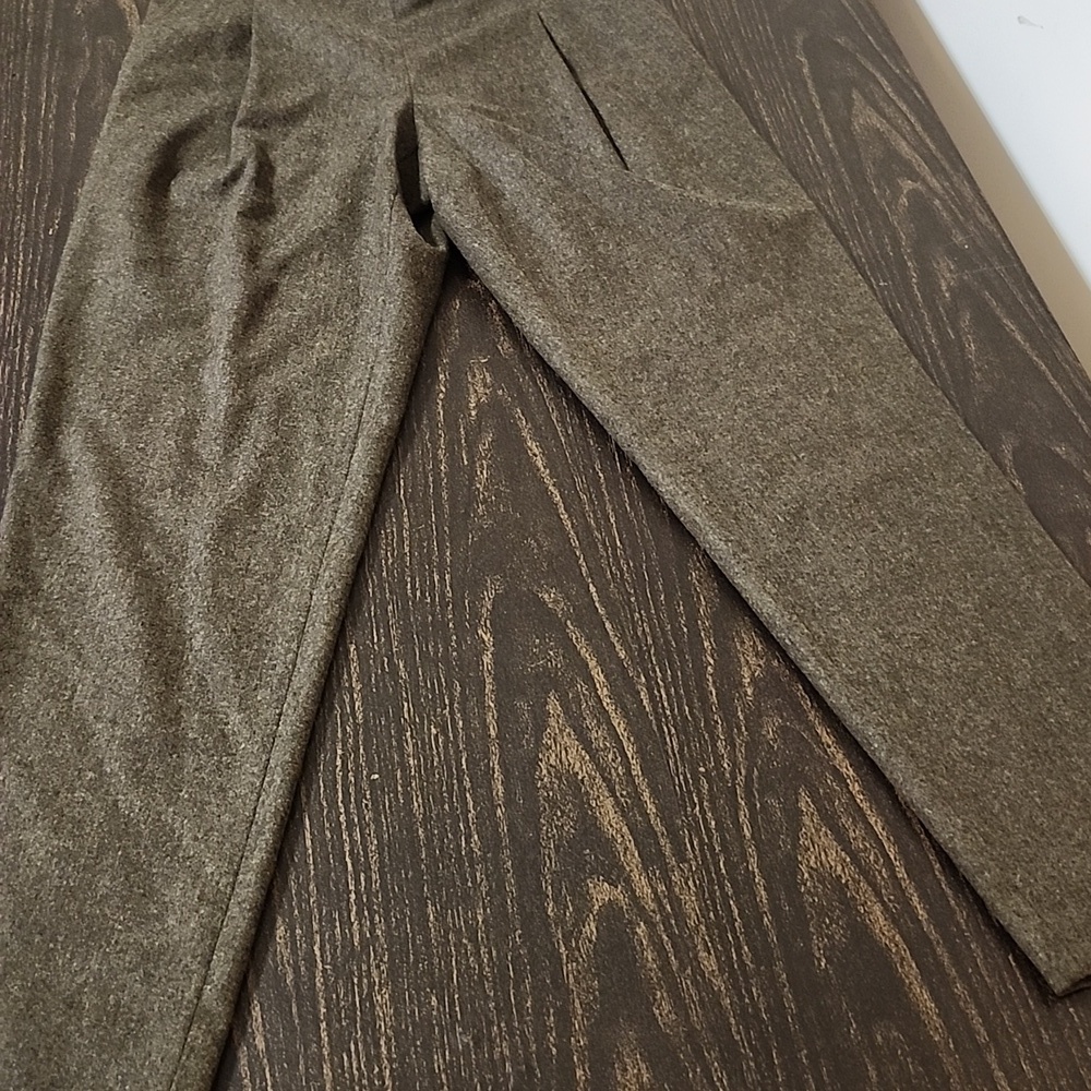 Lafayette 148 New York Wool Cashmere pants Trousers Pleat Front